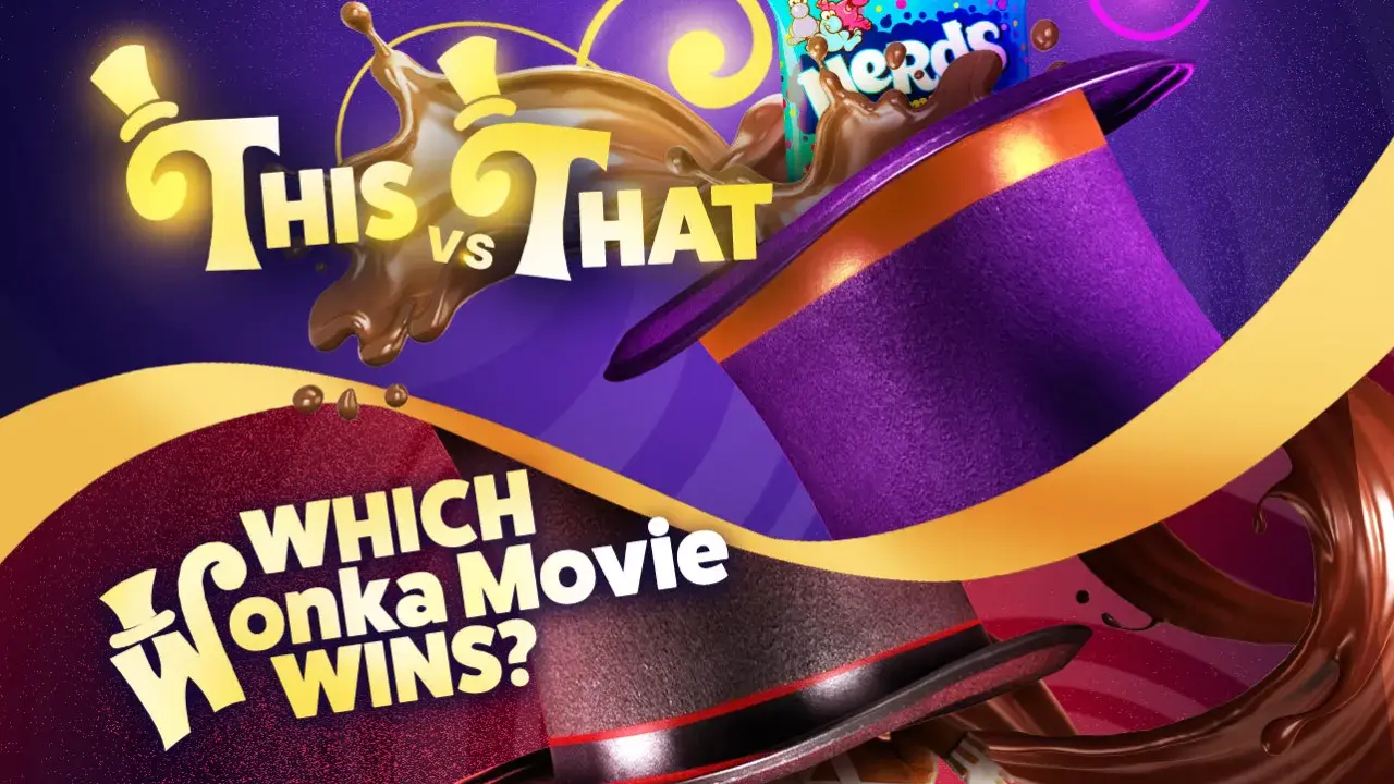 Willy Wonka film: "This vs That" - która ekranizacja wygra? Czekoladowe szaleństwo i magiczne kapelusze.