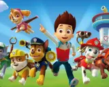 Psi Patrol obsada: Ryder i jego psiaki gotowi do akcji! Chase, Marshall, Rocky, Zuma, Rubble i Skye w pełnej krasie.