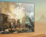 Gra planszowa Kemet: The Gates of Thonis, z motywami starożytnego Egiptu i walki. Egmont dodruki.