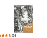 Ilustracja do "Gargantua i Pantagruel streszczenie" przedstawia groteskową postać olbrzyma z łyżkami w ustach, otoczoną scenami z życia.