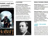 Okładka "Hobbita" J.R.R. Tolkiena, wprowadzająca w świat fantasy. Kolejność książek Tolkiena warto poznać, by zgłębić jego twórczość.