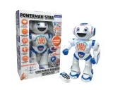 Interaktywny robot Powerman Star, zabawka roku, uczy, opowiada historie i tańczy. Sterowany pilotem lub gestami.