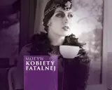Elegancka kobieta w stylu lat 20. z filiżanką kawy. Czy to uosobienie femme fatale?