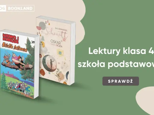Książki "Koko i Kokosz: Szkoła latania" oraz "Oskar i Pani Róża" to ciekawe lektury szkolne dla klasy 4.