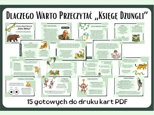 Księga Dżungli streszczenie: Mowgli, chłopiec wychowany przez zwierzęta, musi odnaleźć swoje miejsce między światem ludzi i natury, ucząc się Prawa Dżungli.