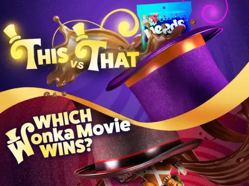 Willy Wonka film: "This vs That" - która ekranizacja wygra? Czekoladowe szaleństwo i magiczne kapelusze.