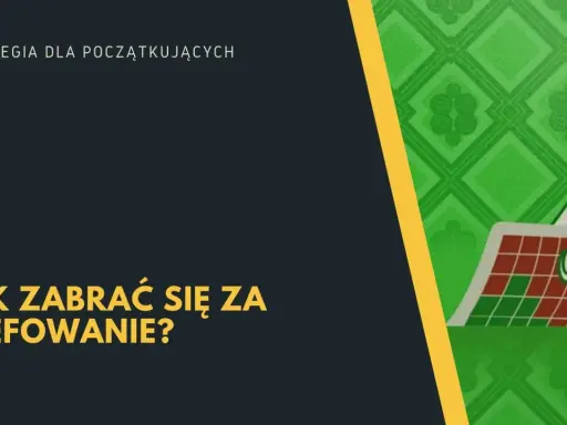 Strategia dla początkujących: jak zacząć blefować w grze. Ręka trzyma kartę z zielono-czerwonym wzorem.
