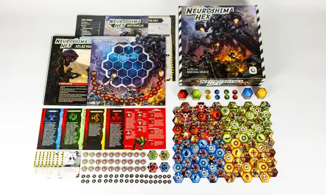 Plansza, żetony i instrukcje do gry Neuroshima Hex online. Przygotuj się na strategiczną bitwę!