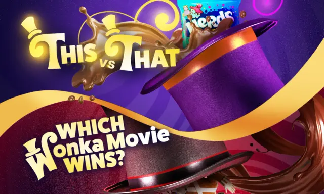 Willy Wonka film: "This vs That" - która ekranizacja wygra? Czekoladowe szaleństwo i magiczne kapelusze.