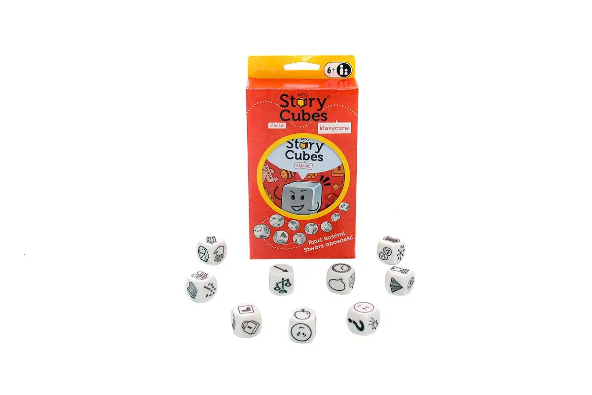 Kostki Story Cubes czekają, by stworzyć niezwykłą opowieść. Rzuć nimi i puść wodze fantazji!