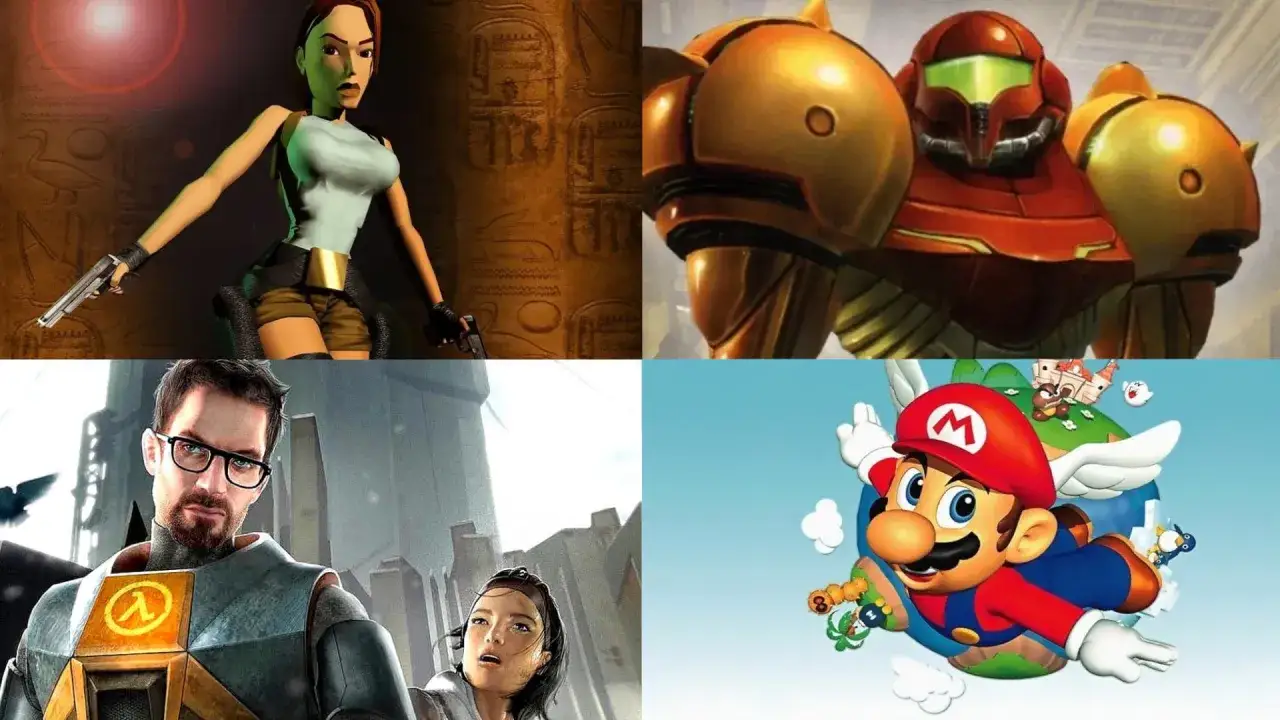 Lara Croft, Samus Aran, Gordon Freeman i Mario – ikony starych gier przygodowych, które kształtowały gatunek.
