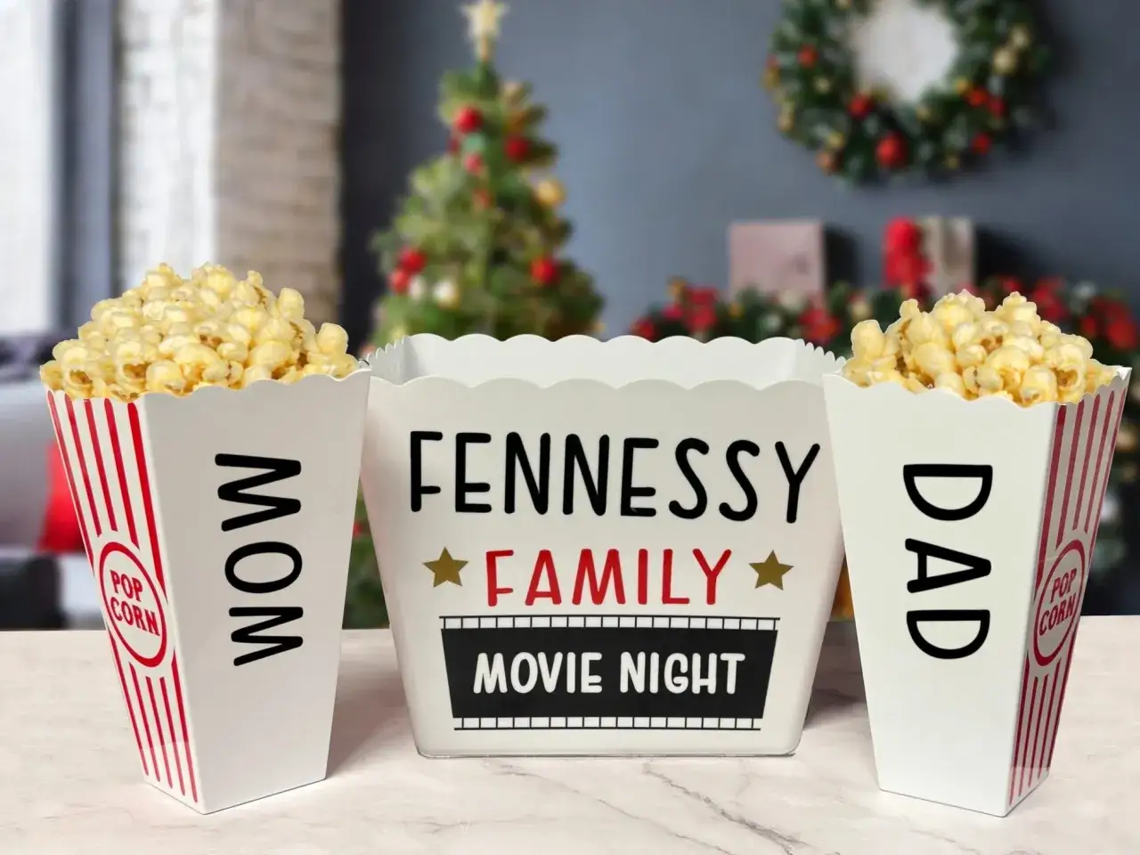 Rodzinny wieczór filmowy z popcornem dla Mamy, Taty i całej rodziny.