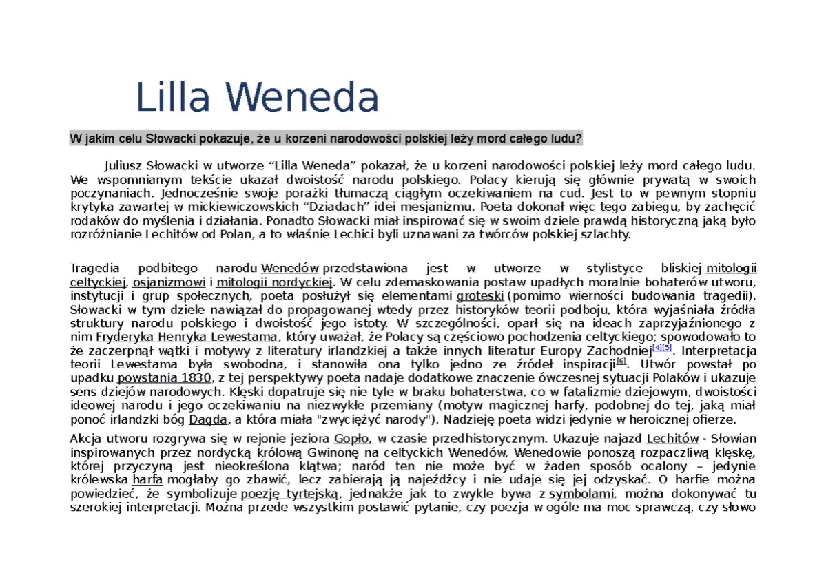 Lilla Weneda